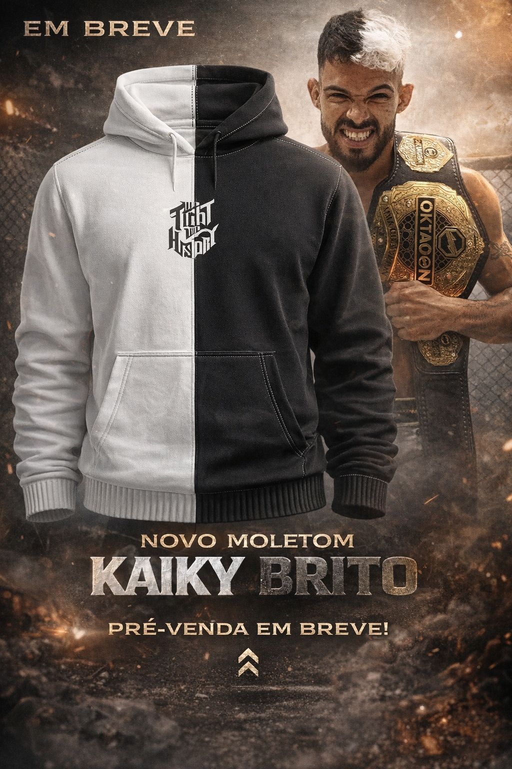 MOLETOM KAIK THE BRITO EDIÇAO ESPECIAL